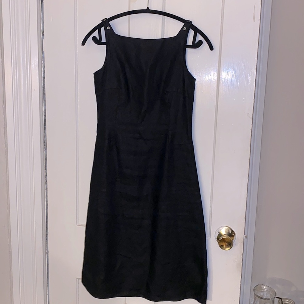 COPY - Vintage Early 00’s GAP Black Linen Dress Size 0